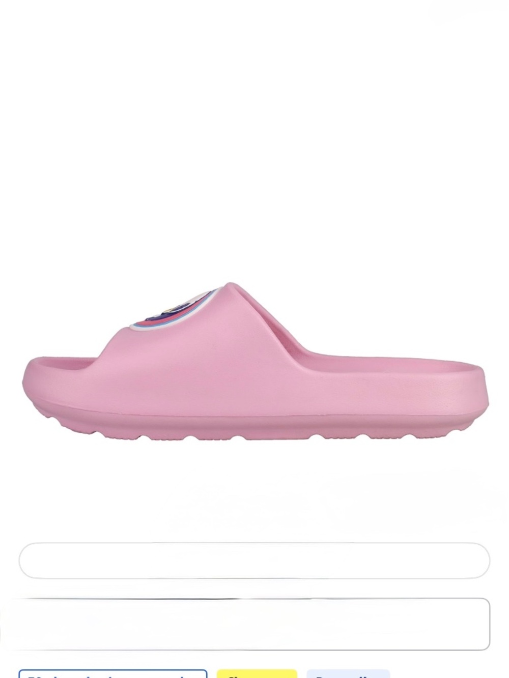 Snoopy by Peanuts Women’s Pink Slide Sandals Size 7/8 NEW - Picture 3 of 6